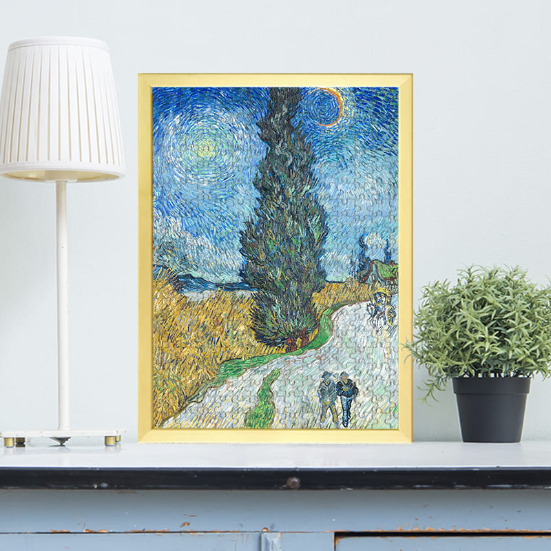 夜のプロヴァンスの田舎道（フィンセント・ファン・ゴッホ）