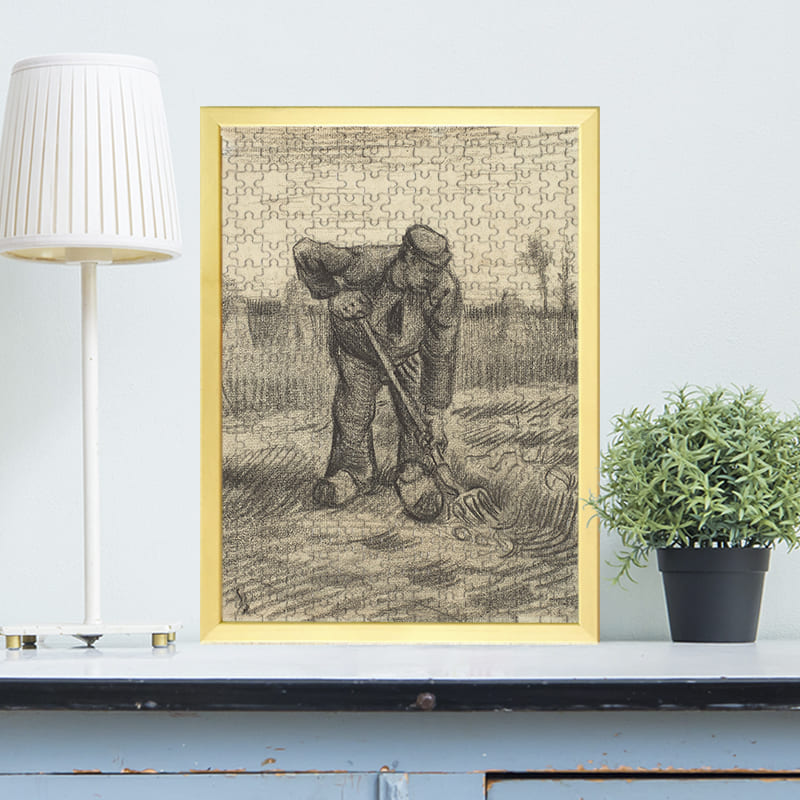 ジャガイモ収穫（フィンセント・ファン・ゴッホ）