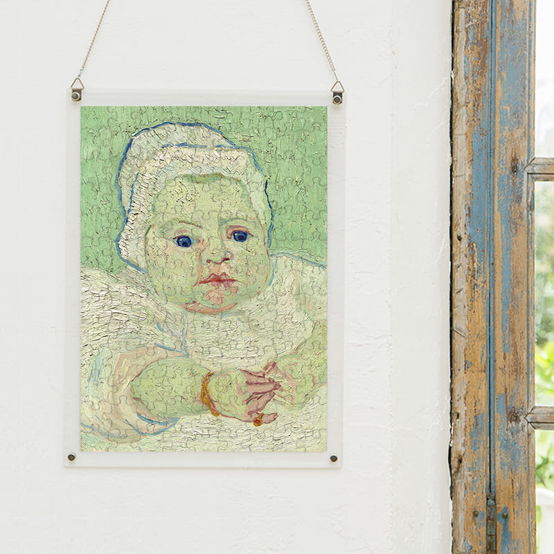 「ルーランの赤ちゃん（フィンセント・ファン・ゴッホ）」パズルをインテリアとして飾る