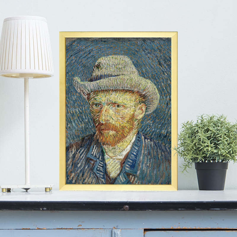 自画像（1887-1888年冬）（フィンセント・ファン・ゴッホ）