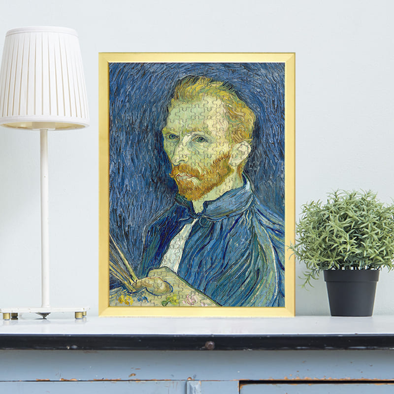 自画像（1889年8月）（フィンセント・ファン・ゴッホ）