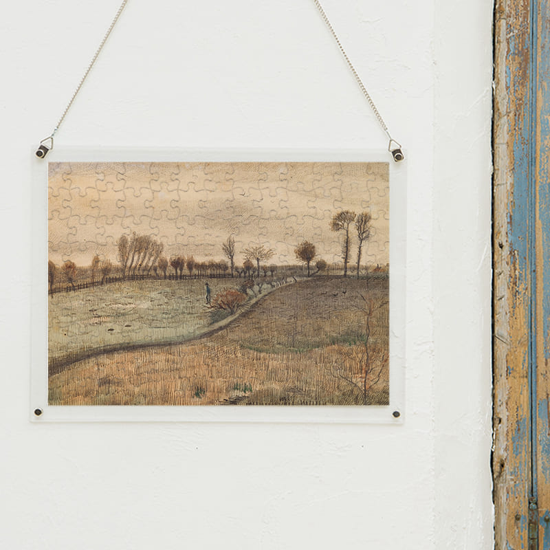 「風景（フィンセント・ファン・ゴッホ）」パズルをインテリアとして飾る