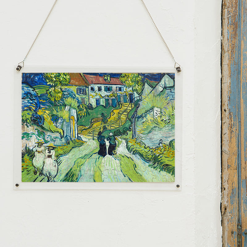 「オーヴェールの階段（フィンセント・ファン・ゴッホ）」パズルをインテリアとして飾る