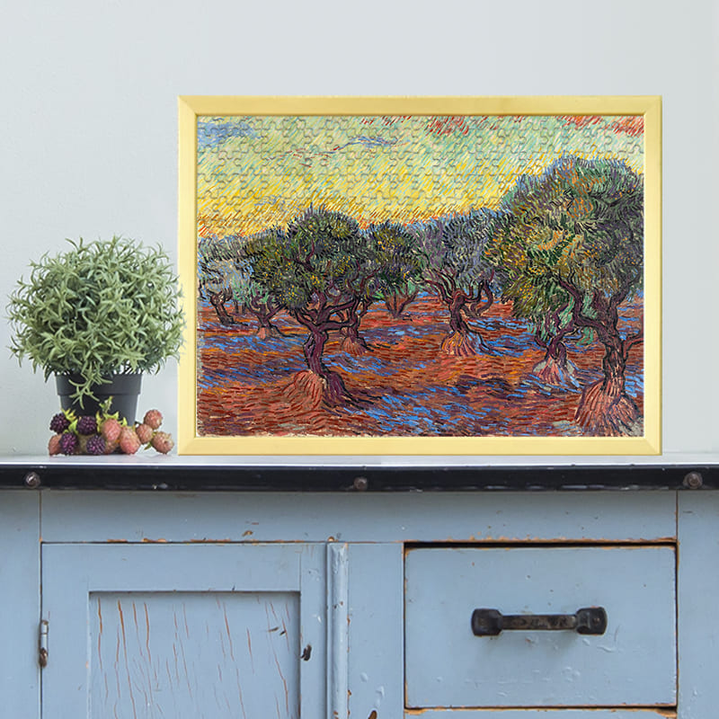 サン・レミのオリーブ畑（フィンセント・ファン・ゴッホ）