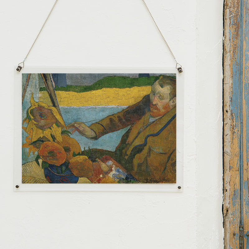 「ポール・ゴーギャン（フィンセント・ファン・ゴッホ）」パズルをインテリアとして飾る