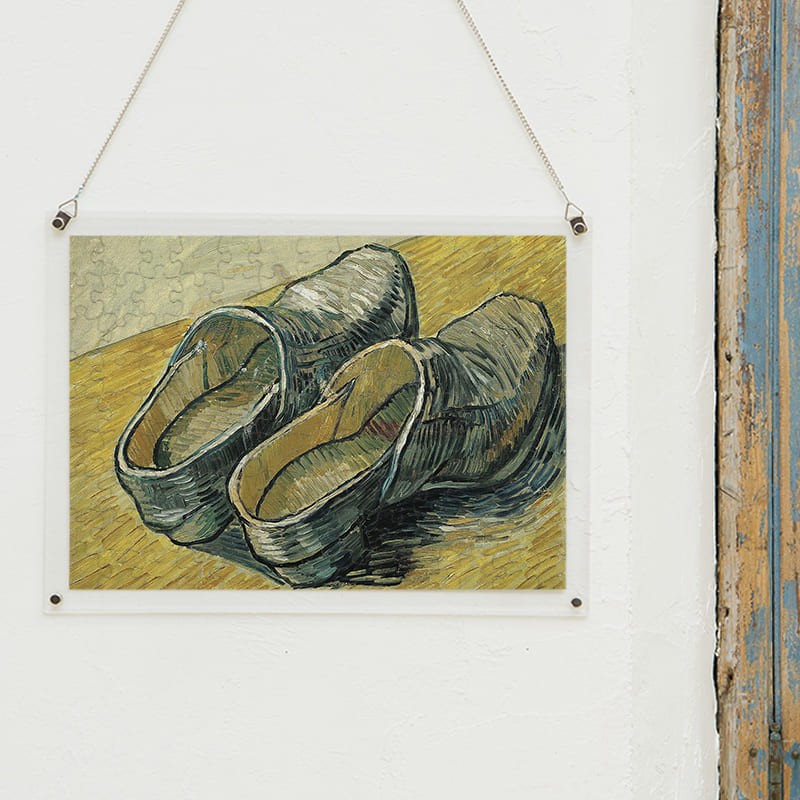 「一足の革靴（フィンセント・ファン・ゴッホ）」パズルをインテリアとして飾る
