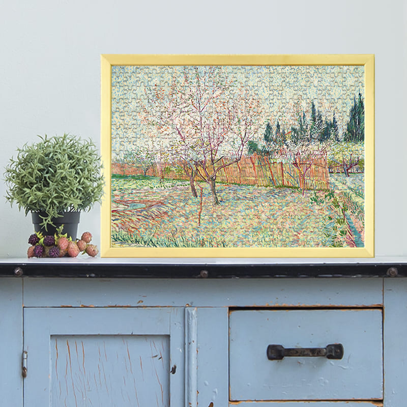 糸杉のある果樹園（フィンセント・ファン・ゴッホ）