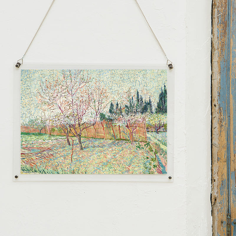 「糸杉のある果樹園（フィンセント・ファン・ゴッホ）」パズルをインテリアとして飾る