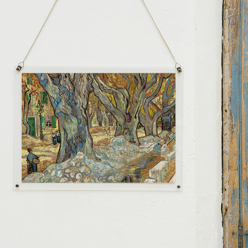 「大きなプラタナスの木（フィンセント・ファン・ゴッホ）」パズルをインテリアとして飾る