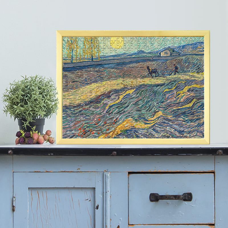 畑を耕す農夫（フィンセント・ファン・ゴッホ）