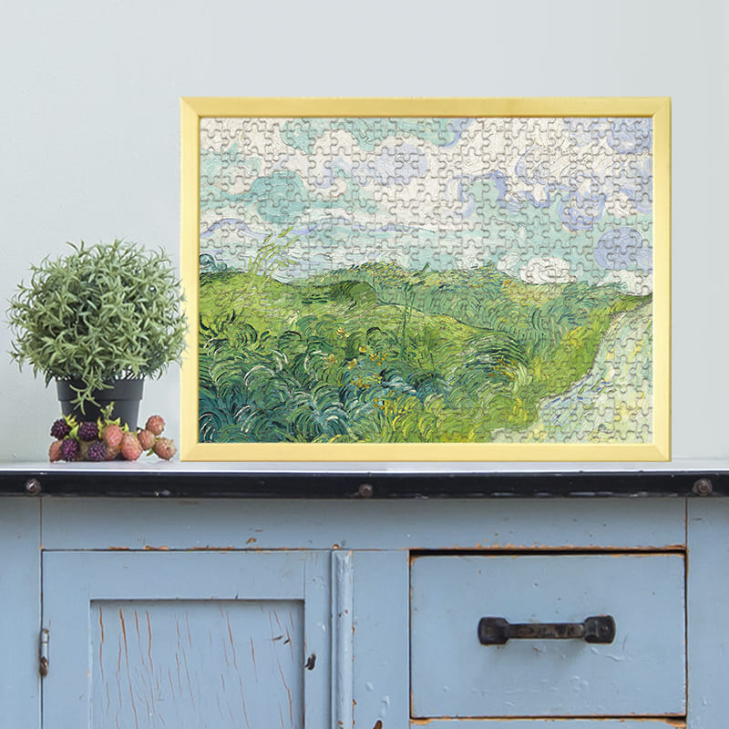 緑の麦畑（オーヴェール）（フィンセント・ファン・ゴッホ）