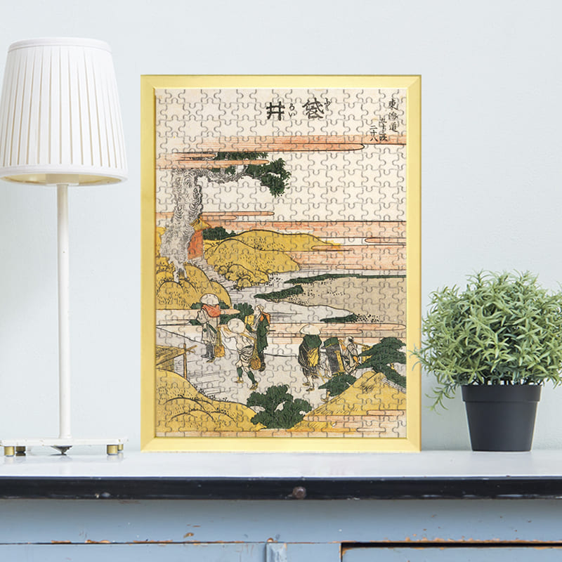 東海道五十三次 袋井（葛飾北斎）