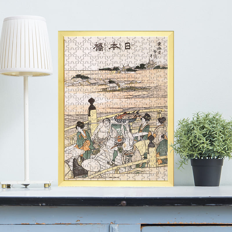 東海道五十三次 日本橋（葛飾北斎）