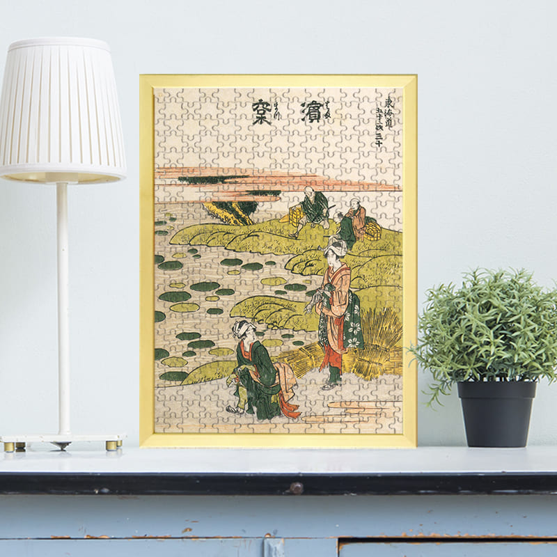 東海道五十三次 浜松（葛飾北斎）