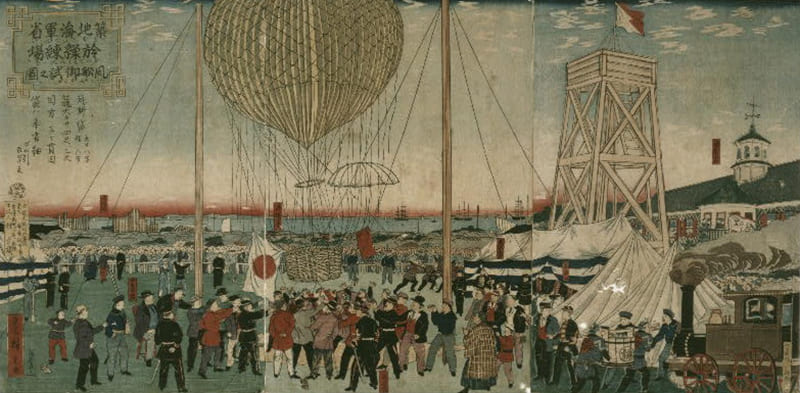 日本初の軍用風船試験