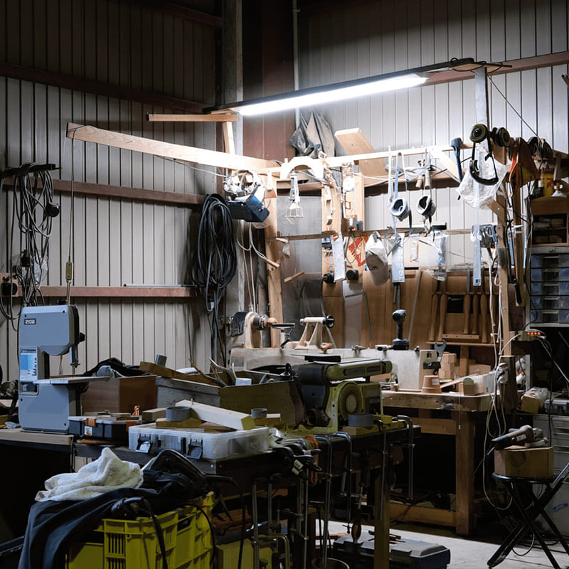 ジグソーパズル専用 御神木フレームの作業風景09