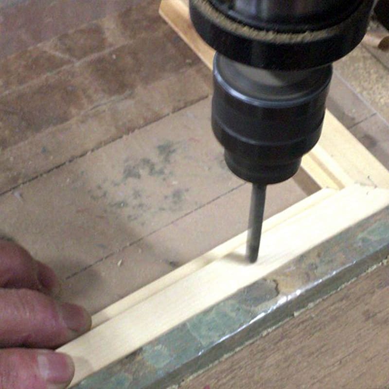 ジグソーパズル専用 御神木フレームの作業風景12