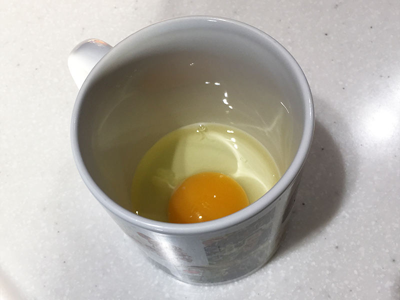 失敗知らず！とろとろマグカップ温泉卵の作り方