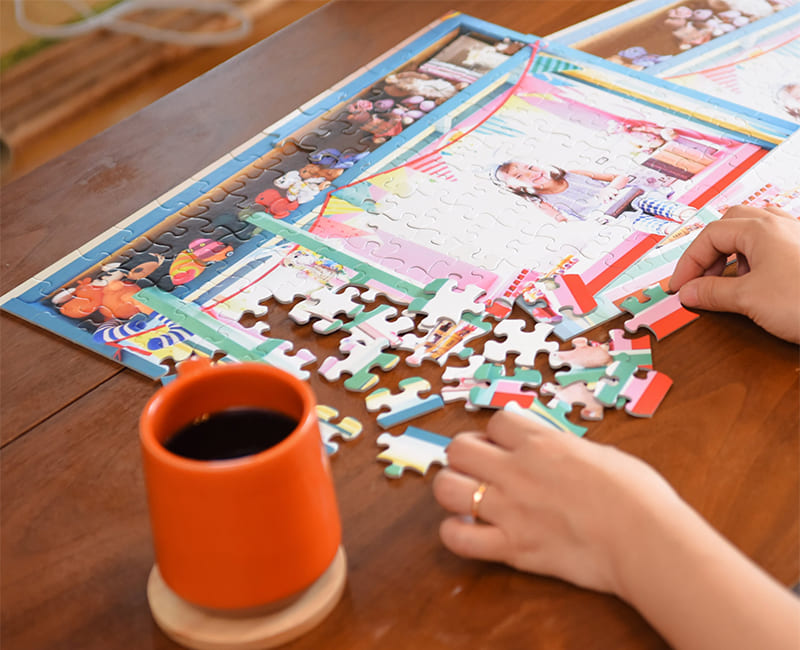 オリジナルパズルを脳トレとして活用