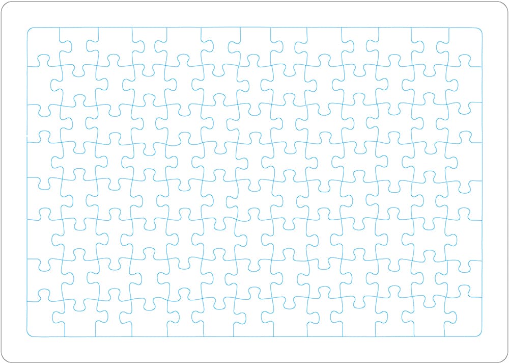 ピクチャーパズル テンプレート