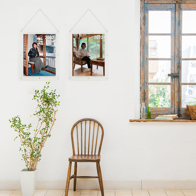 昔と今の比較写真がインテリアに