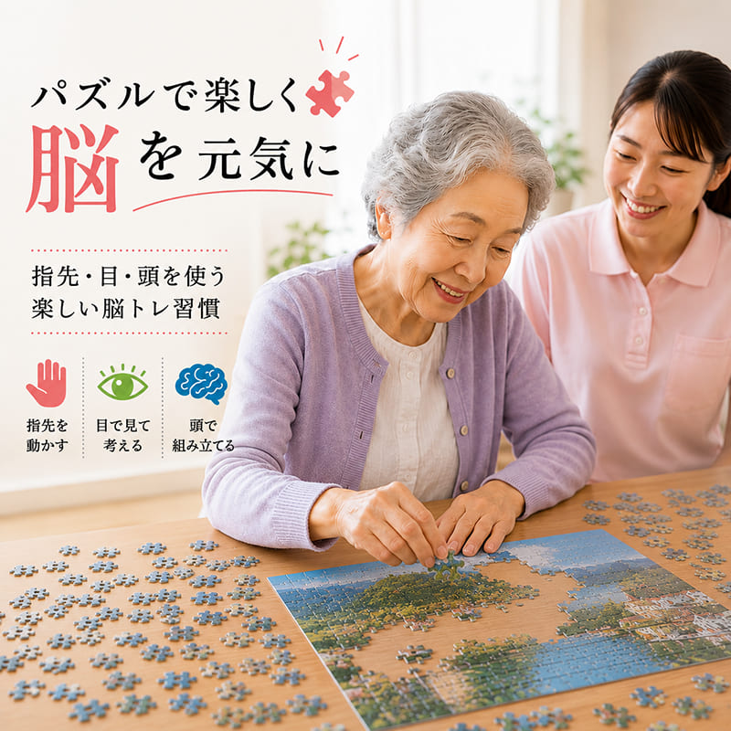 指先と脳をフル活用するリハビリ効果