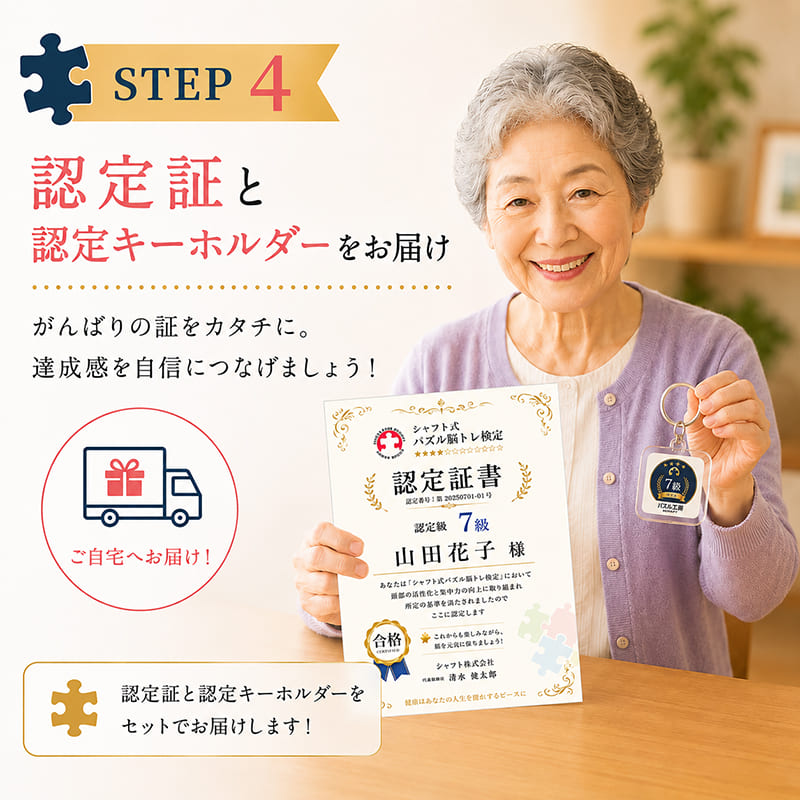 STEP4.認定証書の贈呈